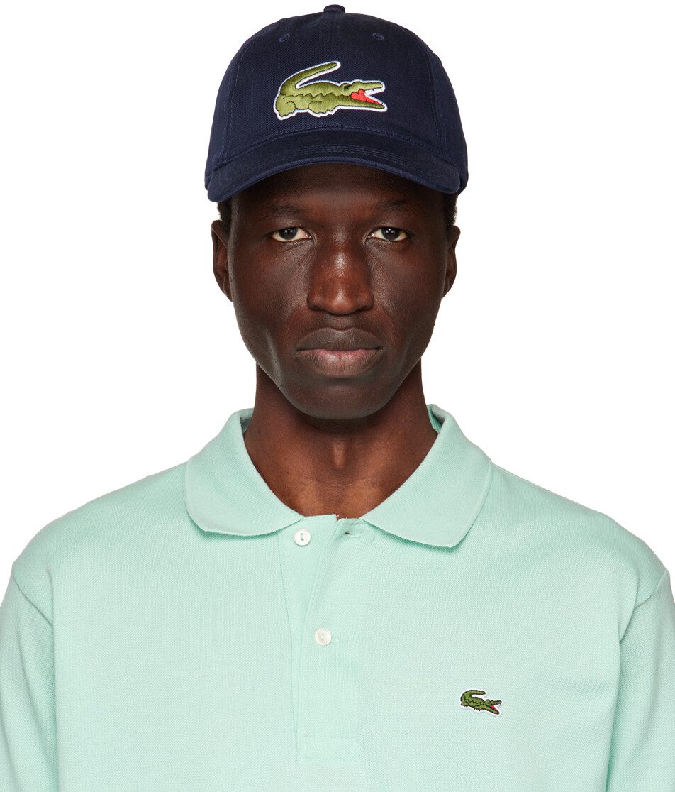 

Темно-синяя регулируемая кепка Lacoste