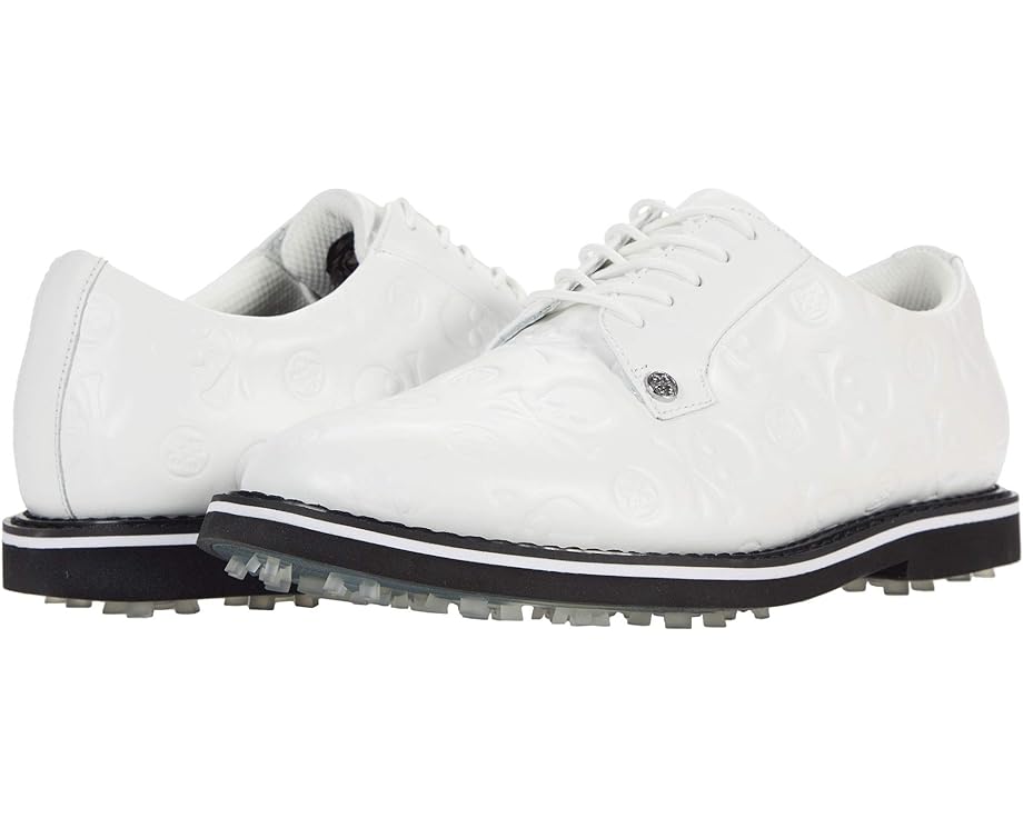 Кроссовки GFORE Debossed Gallivanter Golf Shoes, цвет Snow/Onyx