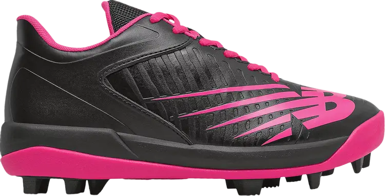

Бутсы New Balance 4040 v6 Big Kid 'Rubber Molded - Black Pink', черный