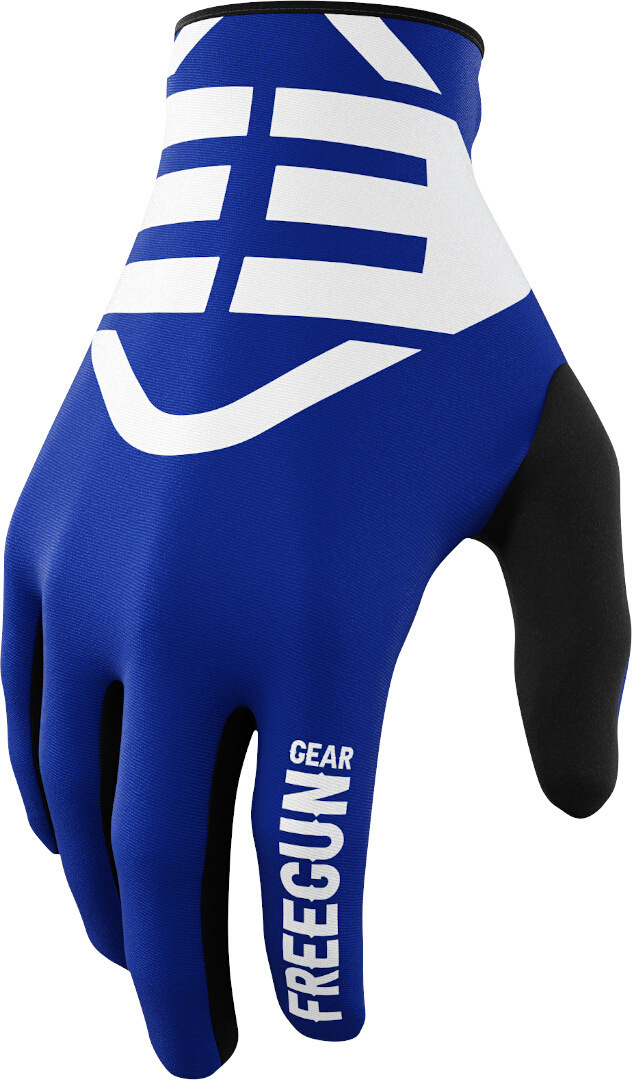 Перчатки Freegun Devo Skin для мотокросса, синий/белый