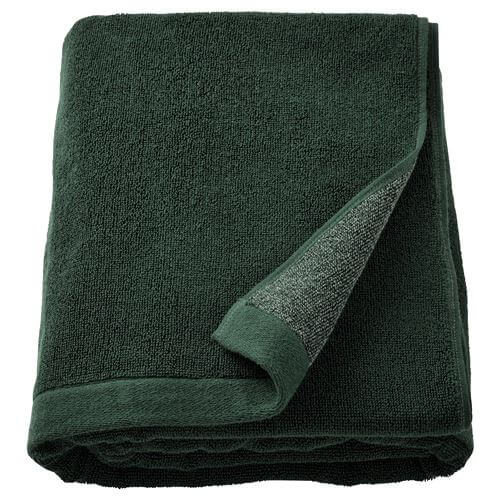 Полотенце банное Ikea Himlean, темно-зеленый