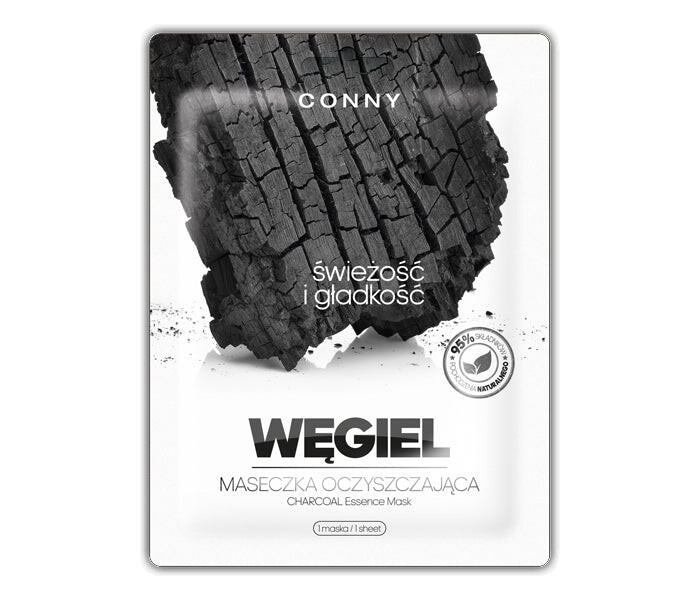 

Conny Charcoal Essence Mask Очищающая тканевая маска Уголь 23г