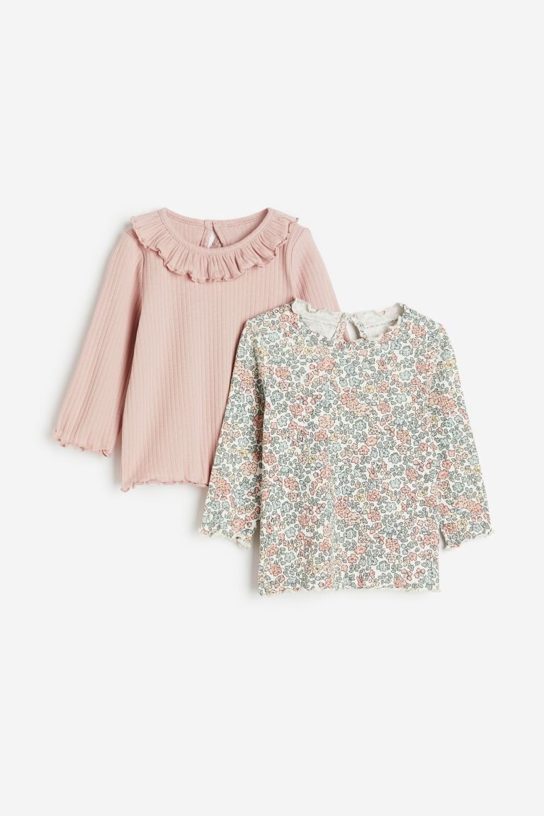 

Топ из двух частей в рубчик H&M