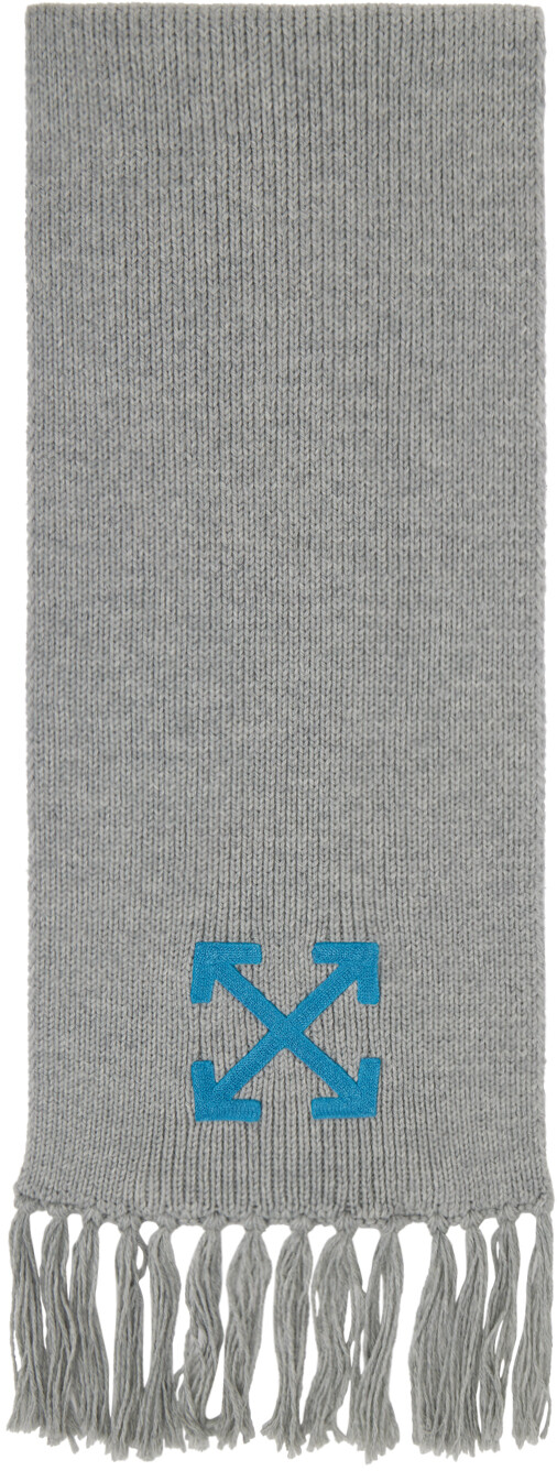 

Серый шарф со стрелой Off-White