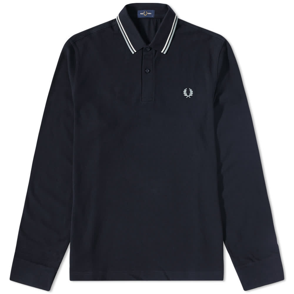 

Футболка Fred Perry Authentic Long Sleeve Twin Tipped Polo