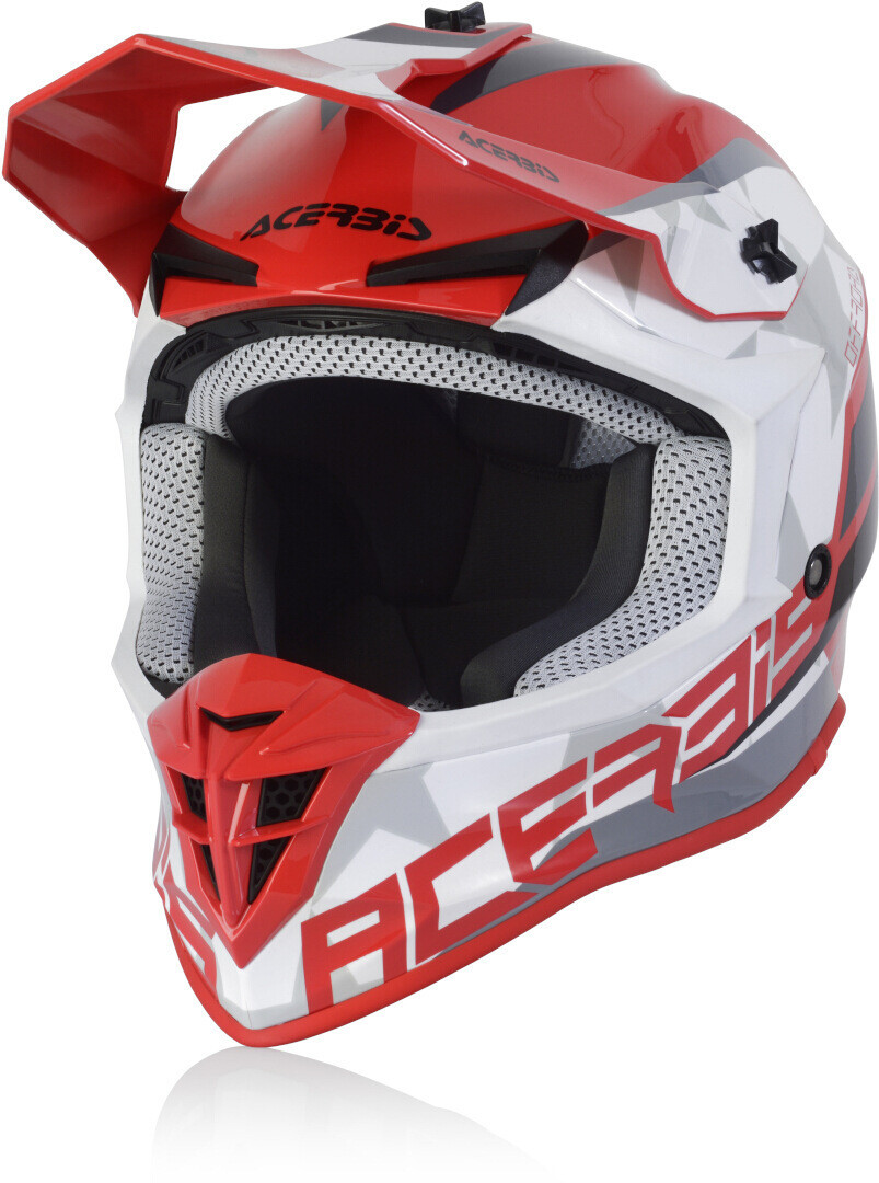 

Шлем Acerbis Linear для мотокросса, красный/белый