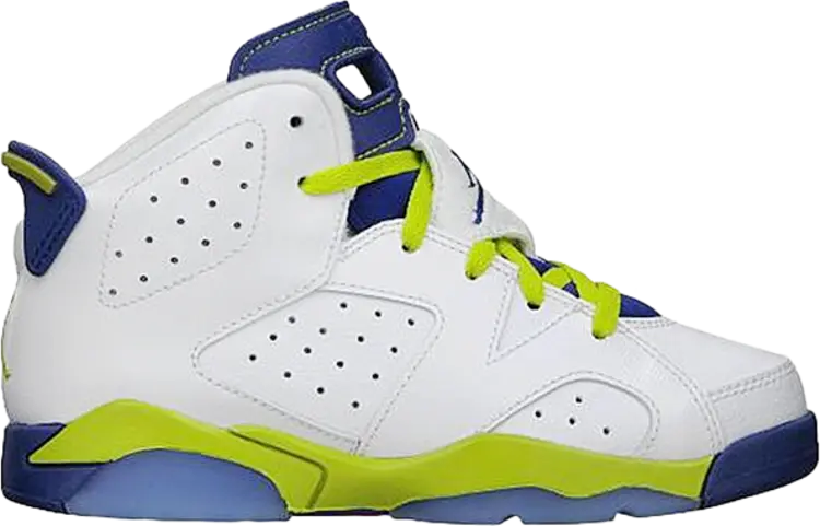 

Кроссовки Air Jordan 6 Retro PS Fierce Green, белый