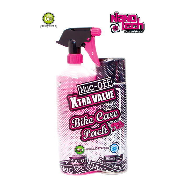 Спрей Muc Off X - Tra Value Duo Pack Care Set велосипедный + очиститель, черный