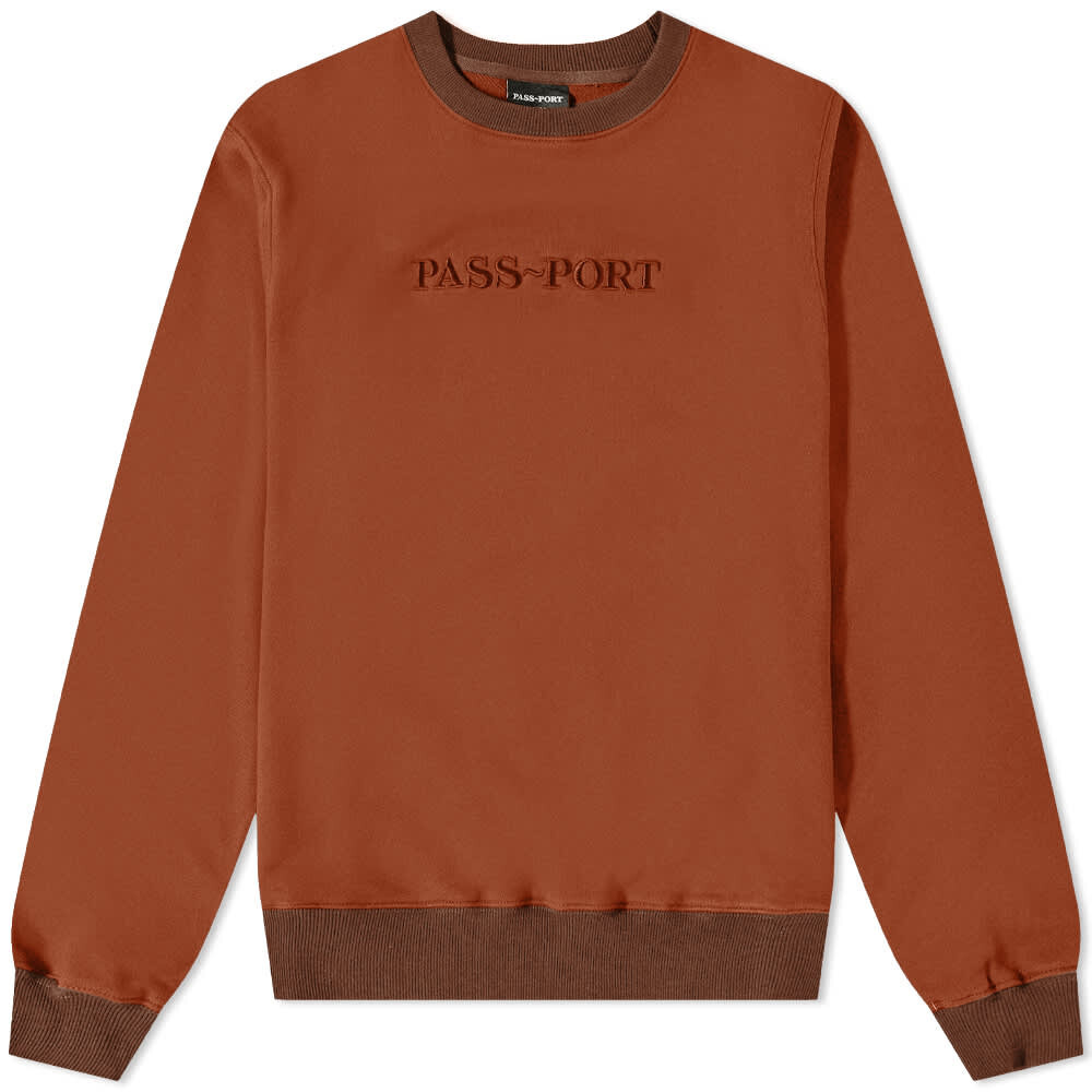 

Толстовка Pass~Port Official Organic Crew Sweat, Коричневый