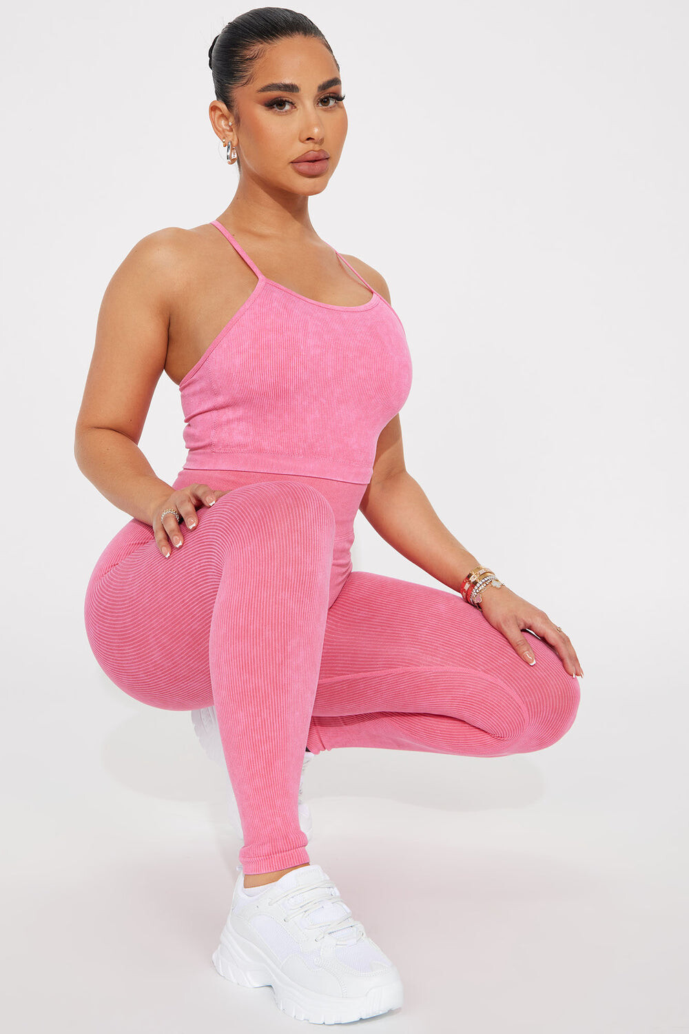 

Леггинсы Fashion Nova 3747SET, розовый