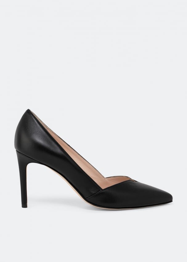 

Туфли PRIVATE COLLECTION Leather pumps, черный