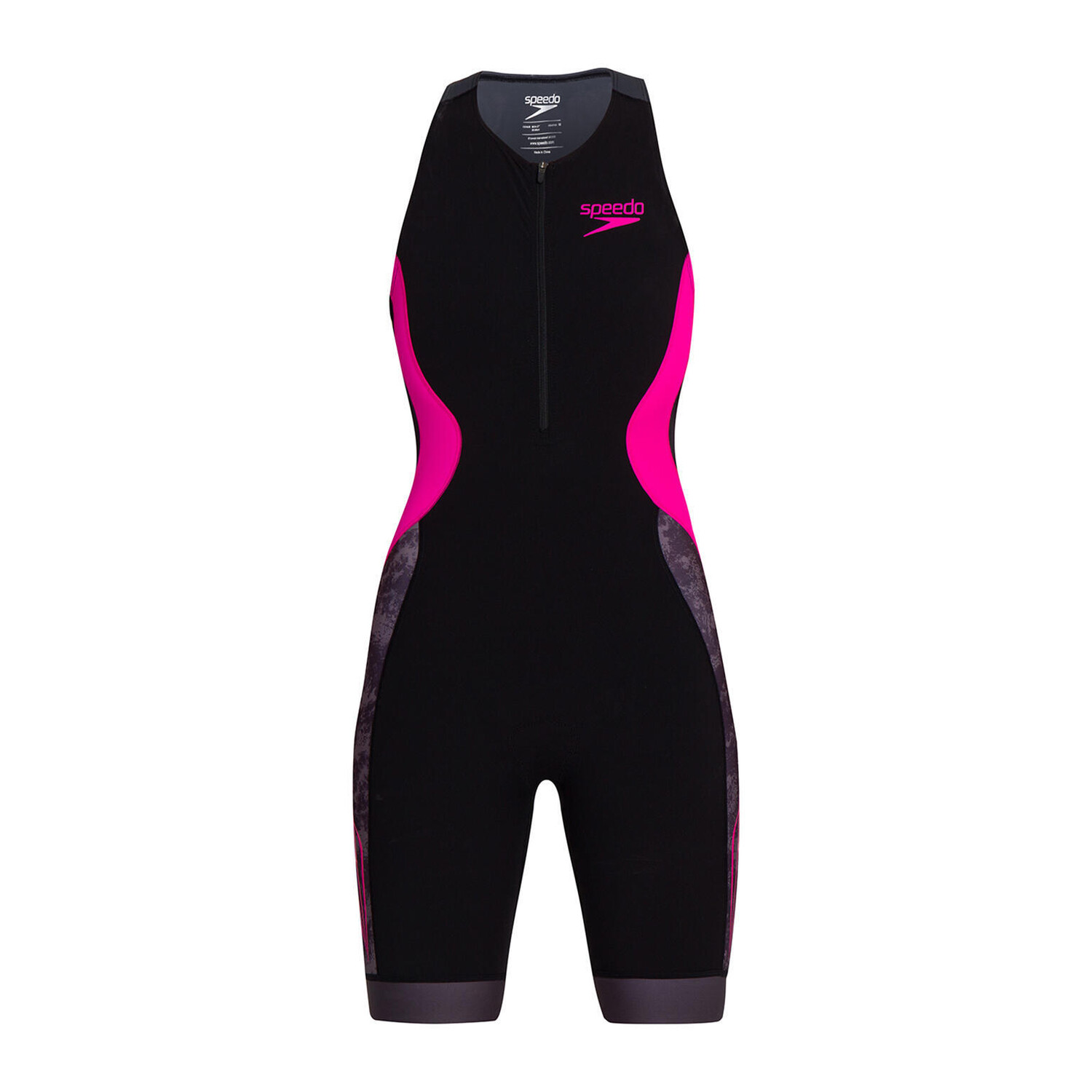 

Женский трехфункциональный комбинезон Speedo Fs xenon no sl, черный / черный / розовый