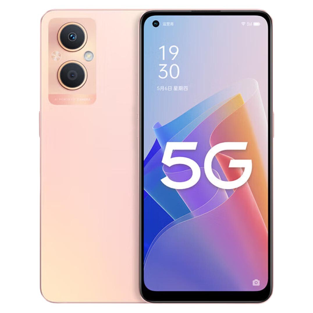 

Смартфон Oppo A96 5G, 8Гб/256Гб, 2 Nano-SIM, абрикосовый, Голубой