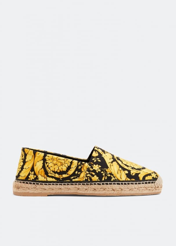 

Эспадрильи VERSACE Barocco Print espadrilles, желтый