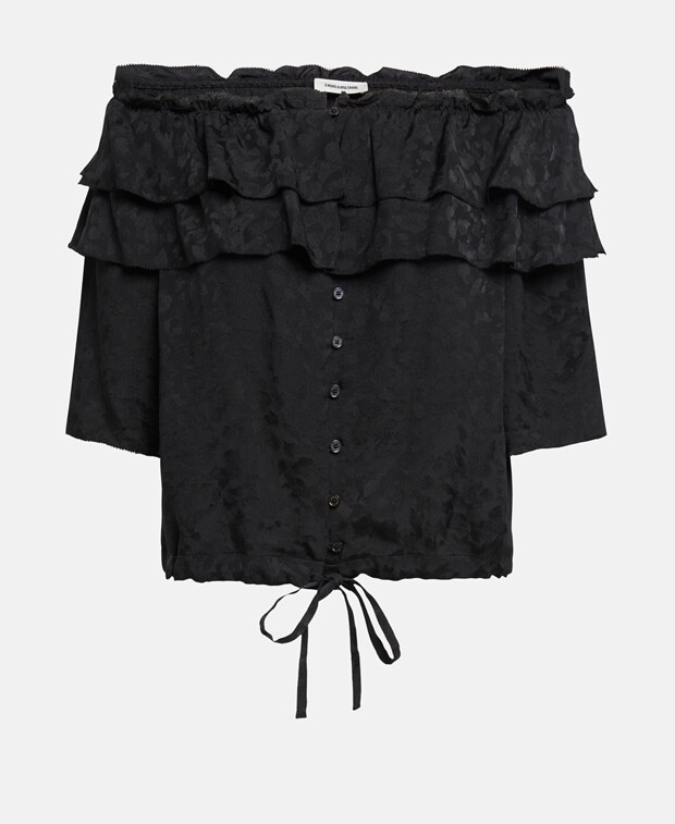 

Шелковая блузка Zadig&Voltaire, черный