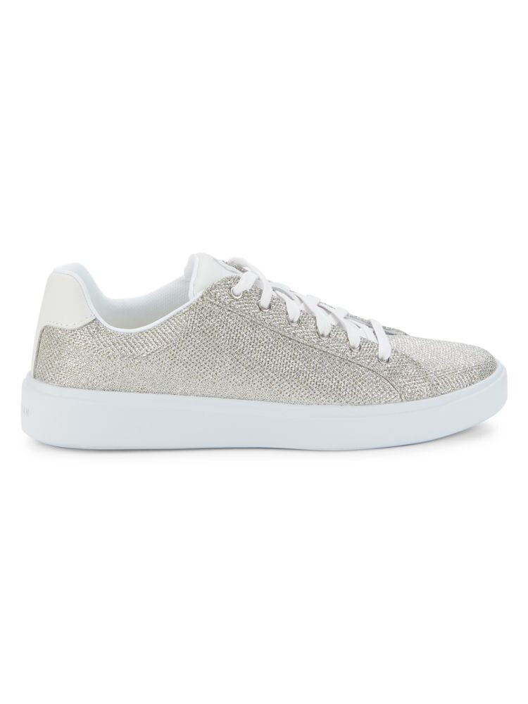 

Кроссовки GC с металлизированной текстурой Cole Haan, цвет Silver Glitter