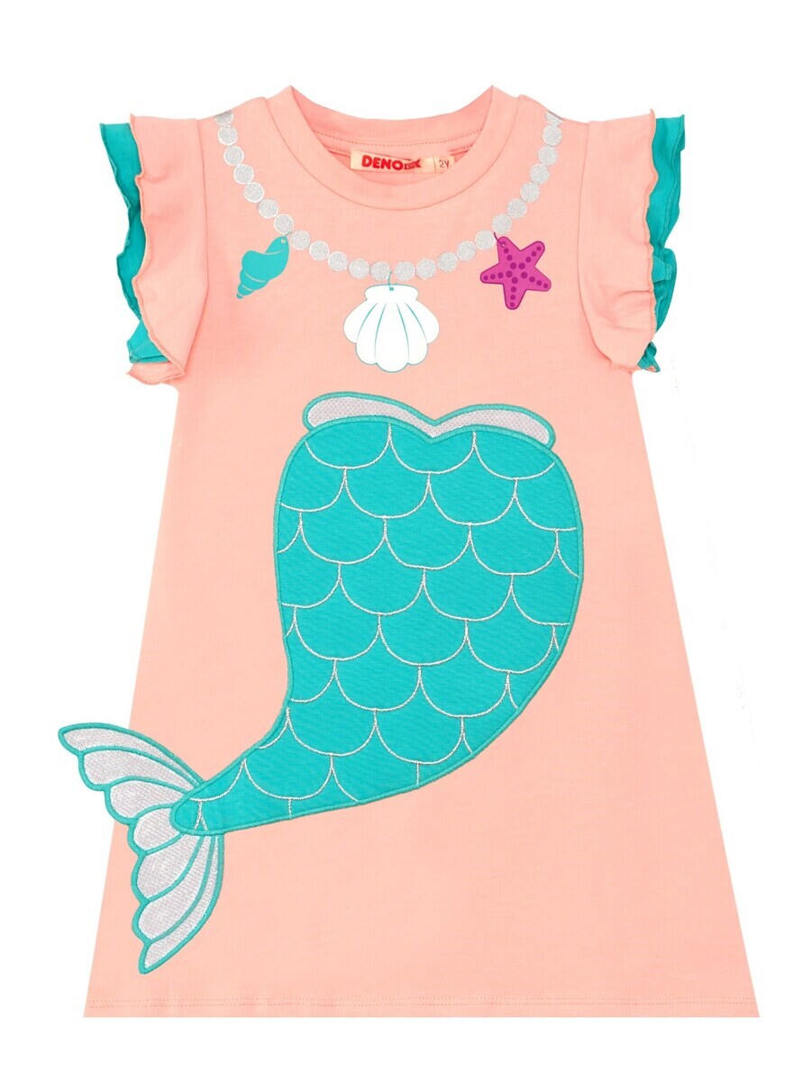 

Платье Denokids Dress Mermaid, светло-оранжевый