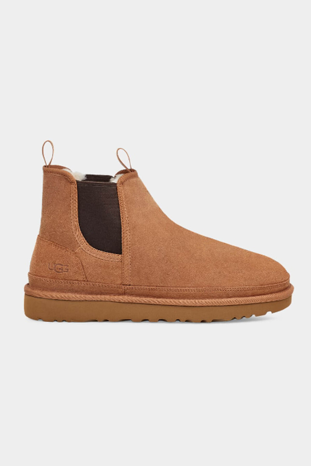 

Ботильоны - Коричневые - На плоской подошве UGG, коричневый