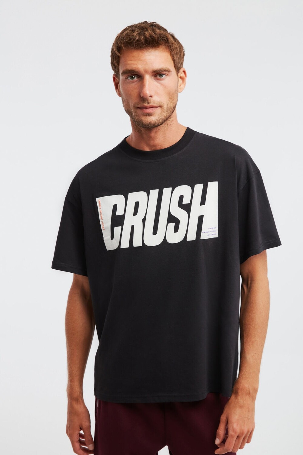 

Черная футболка Oswy Oversize GRIMELANGE, черный