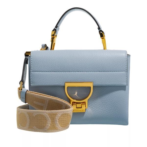Сумка arlettis signature handbag mist Coccinelle, синий