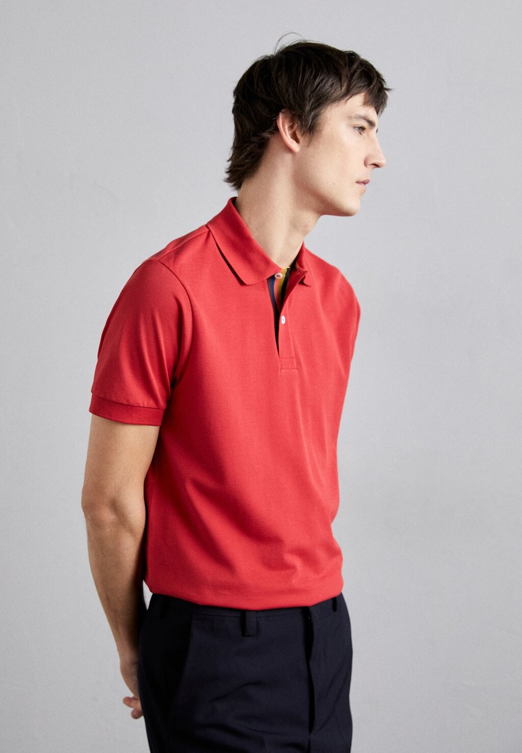 

Рубашка-поло PLACKET Paul Smith, цвет red