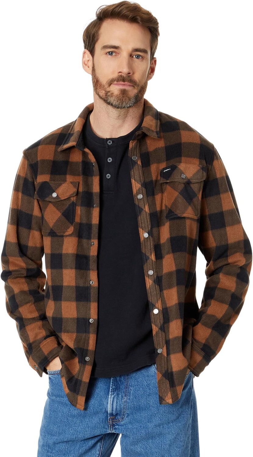 

Рубашка Glacier Plaid Superfleece O'Neill, коричневый