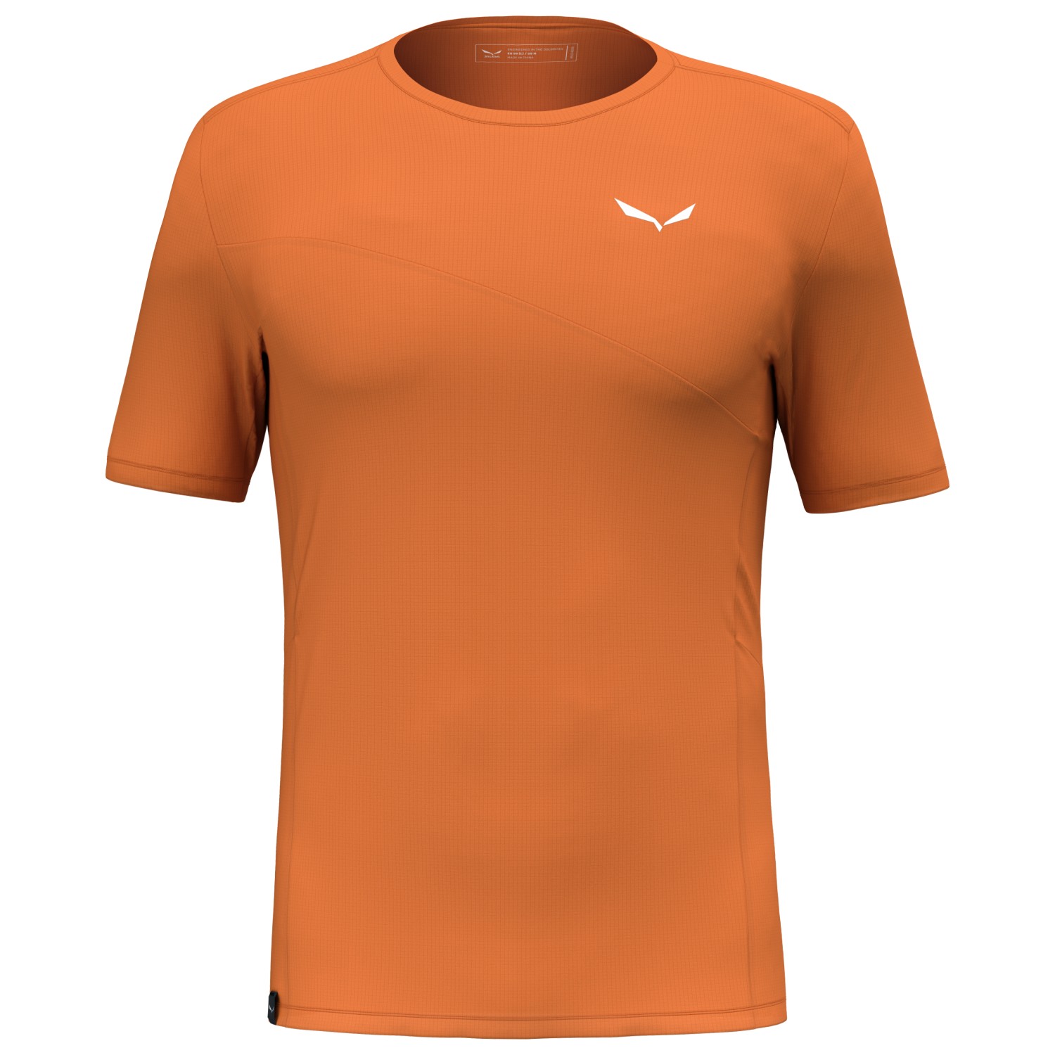 топ sporty Функциональная рубашка Salewa Puez Sporty Dry T Shirt, цвет Burnt Orange