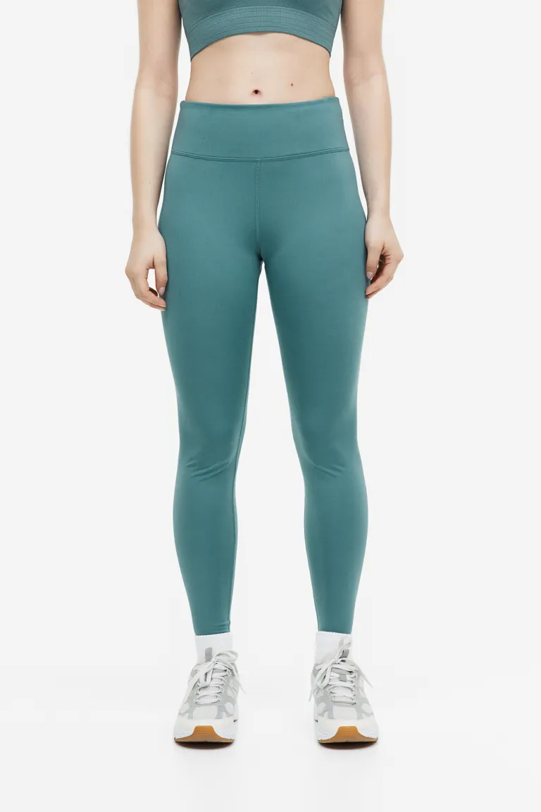 

Спортивные леггинсы с высокой талией H&M, синий