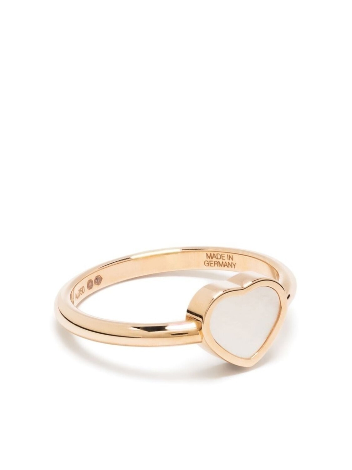 

Кольцо My Happy Heart из розового золота с перламутром Chopard, розовый
