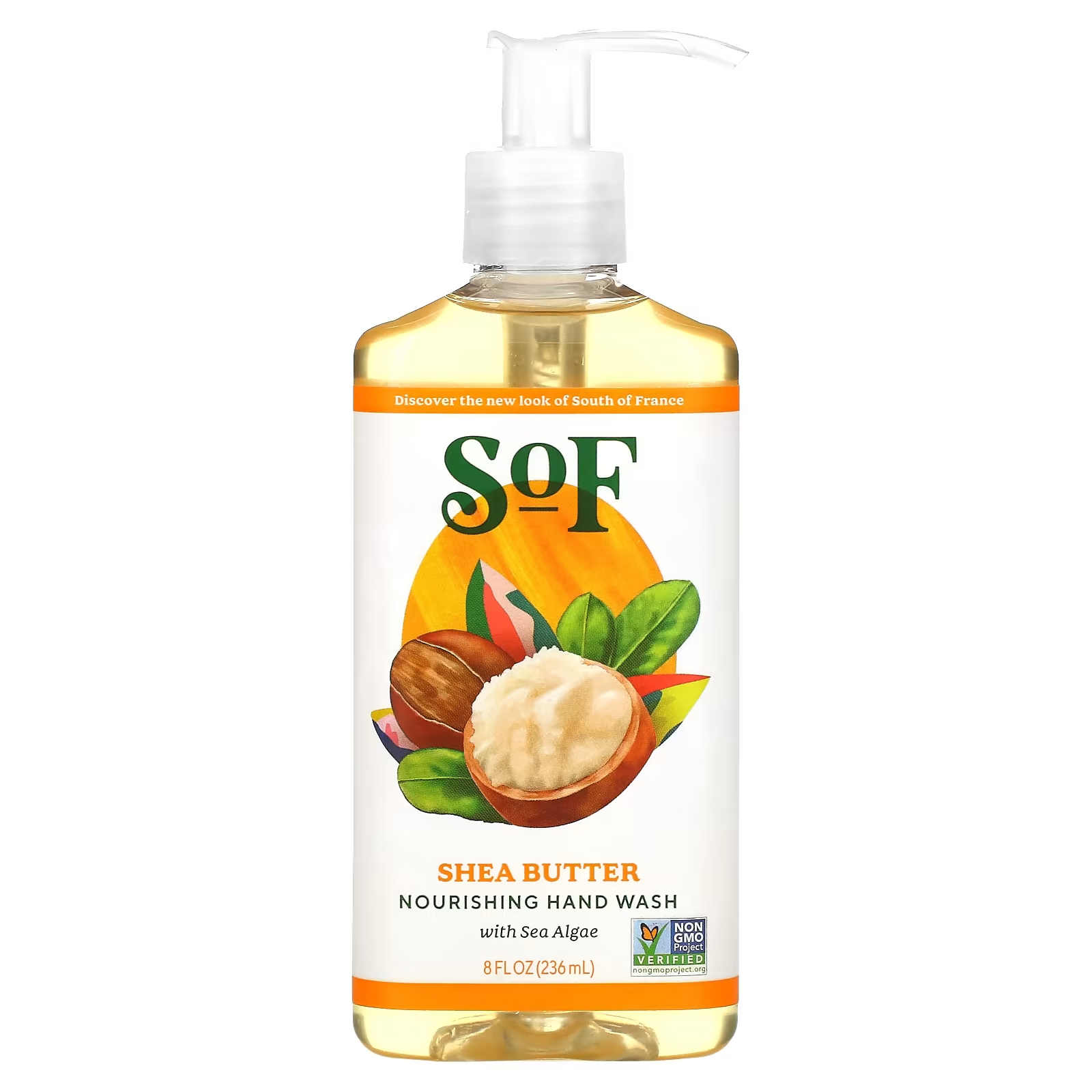 SoF Питательное масло ши для мытья рук, 8 жидких унций (236 мл)