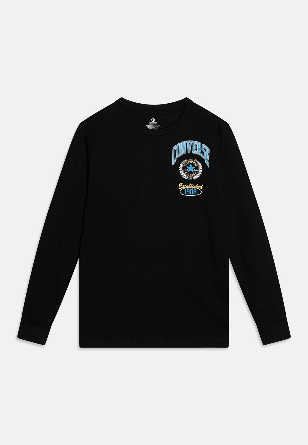 

Топ с длинными рукавами COLLEGIATE SPORT STACK TEE Converse, цвет black