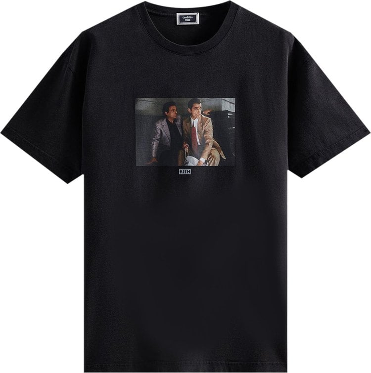 Футболка Kith For Goodfellas Connect Vintage Tee 'Black', черный - фото