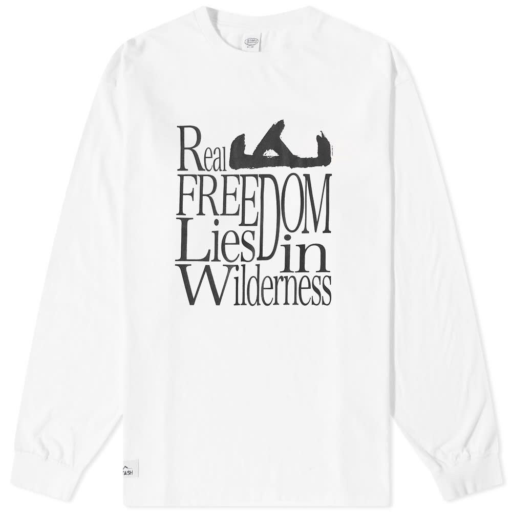 

Футболка Manastash Long Sleeve Real Freedom Tee, Белый