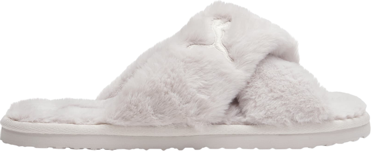 цена Сандалии Puma Wmns Fluff X Strap Slide Nimbus Cloud, белый