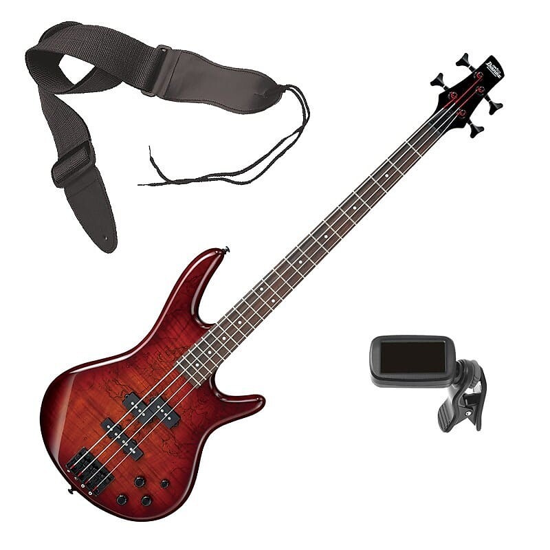 

Ibanez GSR200SM 4-струнная бас-гитара - Brown Burst BONUS PAK