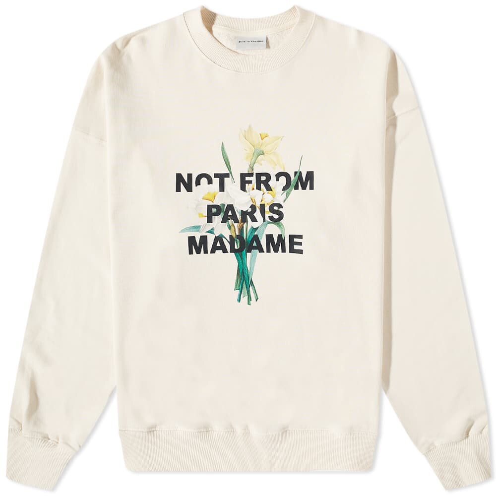 

Толстовка Drôle de Monsieur Not From Paris Floral Crew Sweat