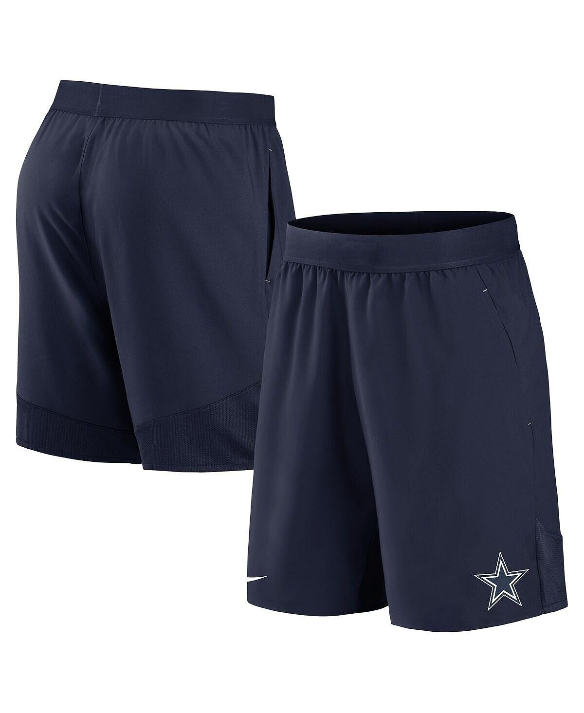 

Мужские темно-синие тканые шорты dallas cowboys стрейч Nike, синий
