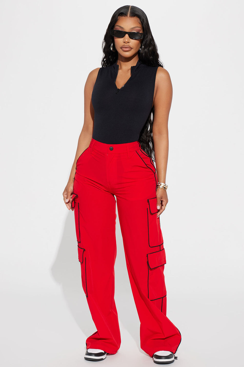 

Брюки карго Fashion Nova RJH5708NY, красный