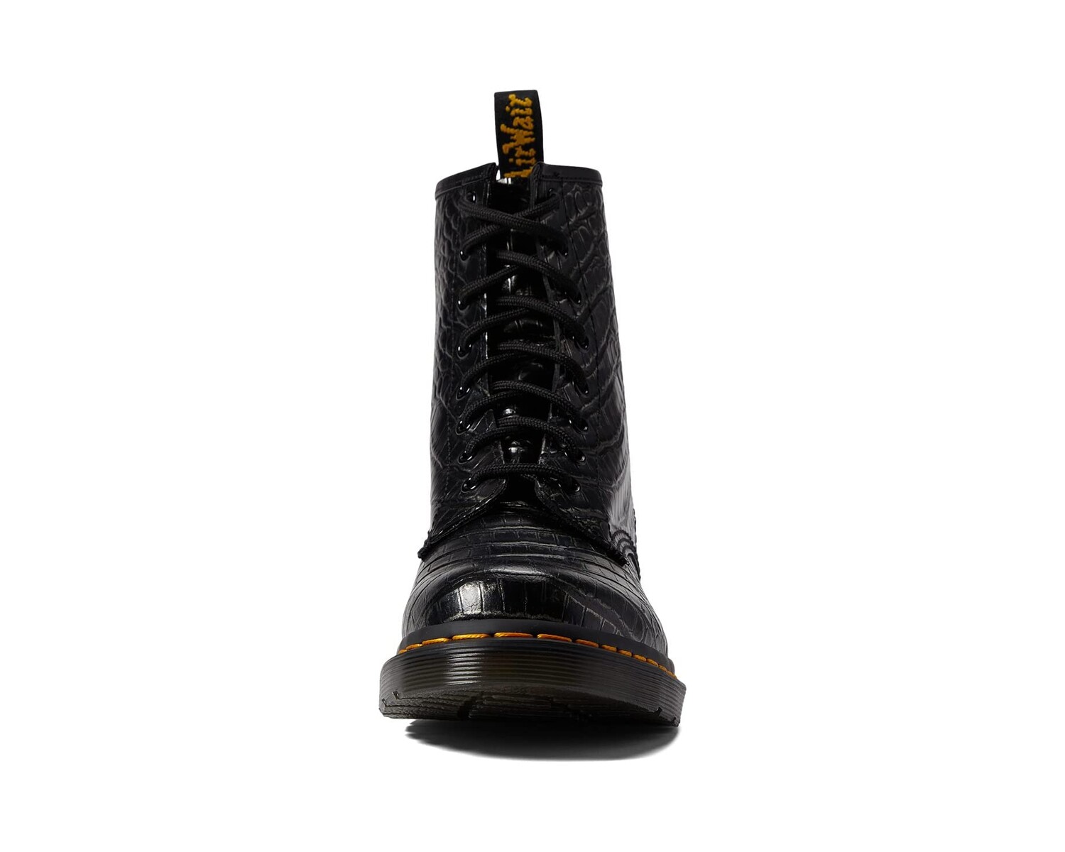 

Ботинки 1460 Dr. Martens, тиснение дикого крокодила из бронзы