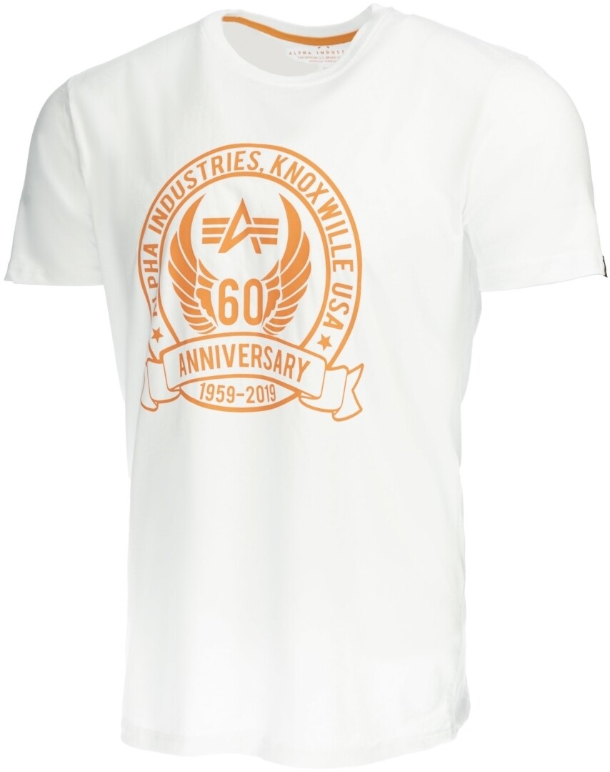 

Футболка Alpha Industries Anniversary, белая