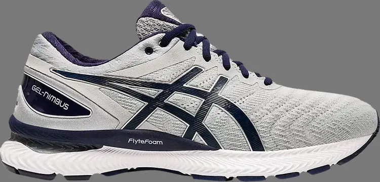 

Кроссовки gel nimbus 22 'piedmont grey peacoat' Asics, серый