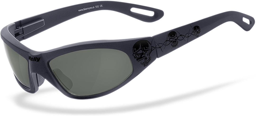 Очки Helly Bikereyes Black Angel Tribal поляризованные солнцезащитные, серый солнцезащитные очки ah9327a01 серый