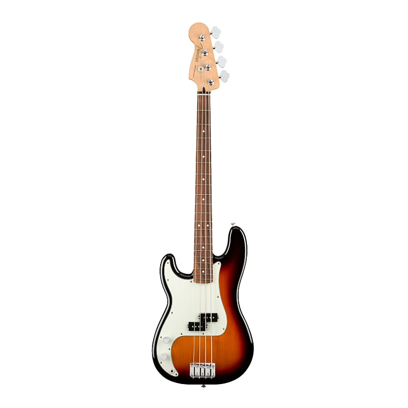 Fender Player Precision 4-струнная электрическая бас-гитара (левая рука, 3 цвета Sunburst) Fender Player Precision Electric Bass Guitar (Left-Hand, 3-Color Sunburst) цена и фото