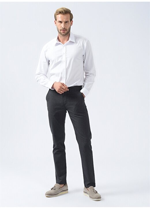 

Серые мужские брюки Slim Fit с нормальной талией BESTO Pierre Cardin, серый