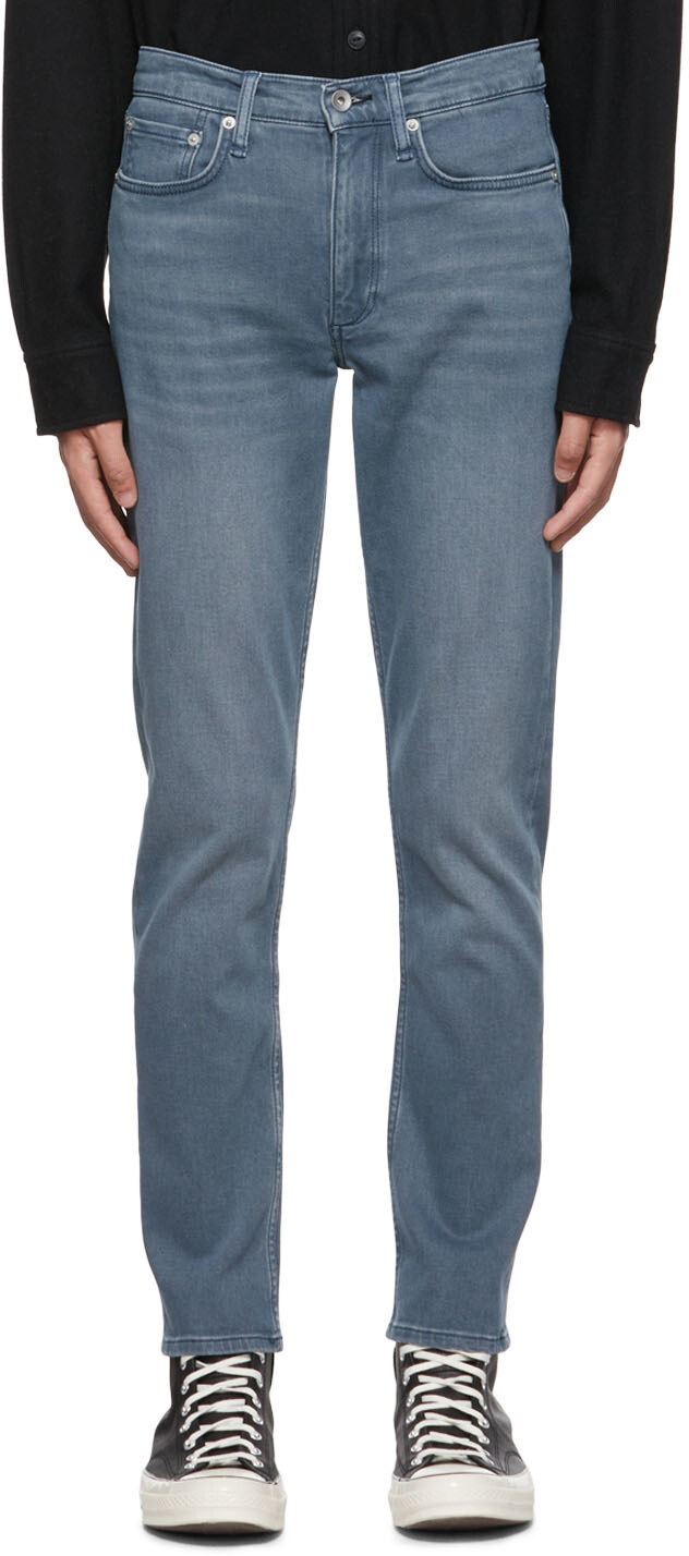 

Синие джинсы скинни 2 rag & bone