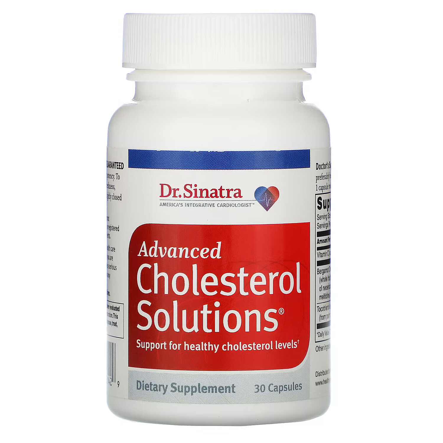 

Dr. Sinatra, Advanced Cholesterol Solutions, 30 капсул