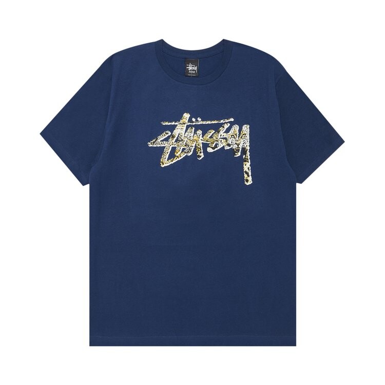 

Футболка Stussy Cheetah Stock 'Indigo', синий