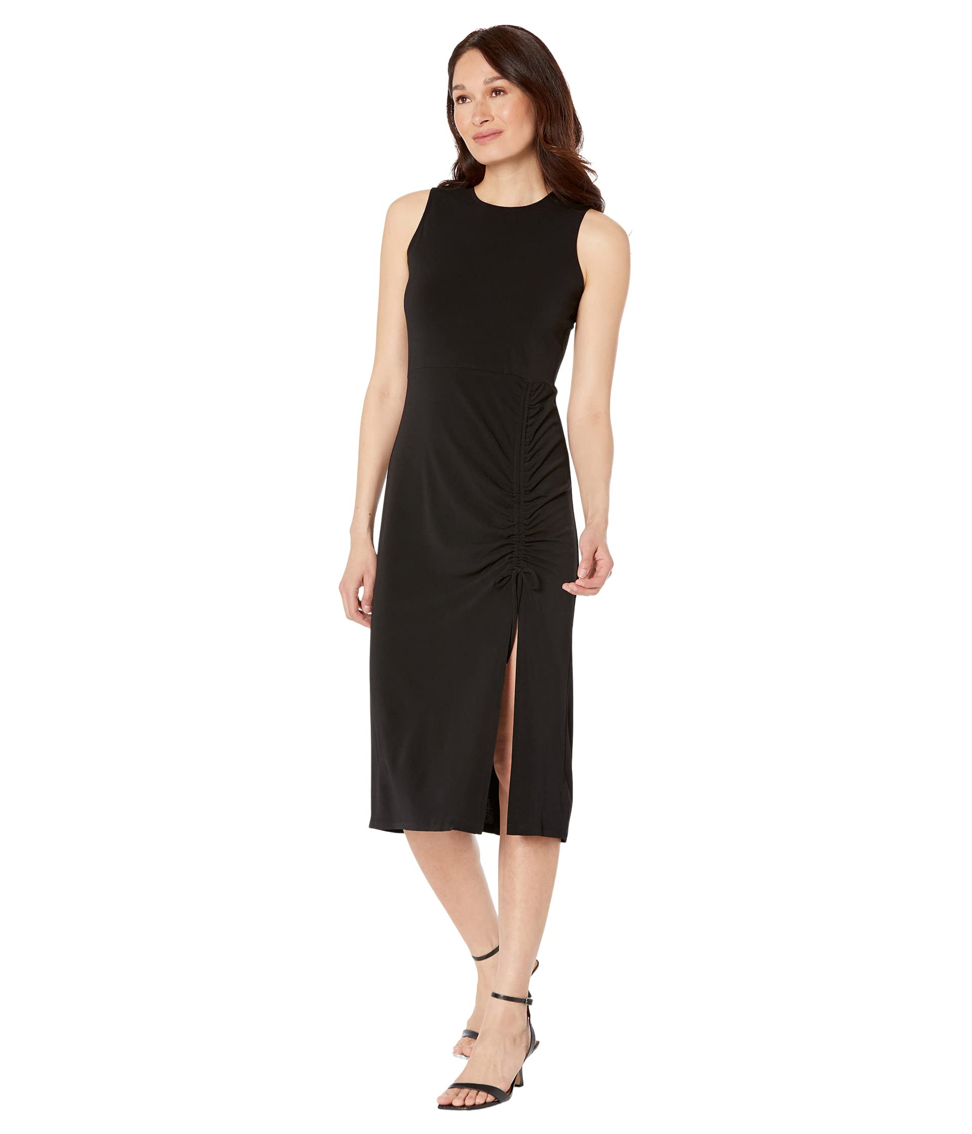 Платье MICHAEL Michael Kors, Ruched Skirt Midi Dress