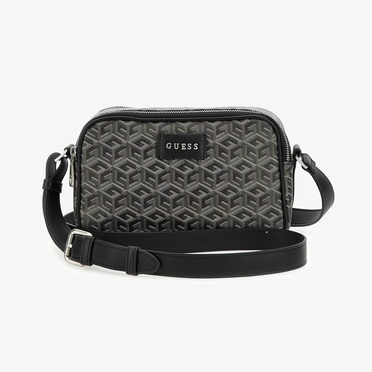 

Сумка кросс-боди Guess Ederlo Double Zip, черный/серый