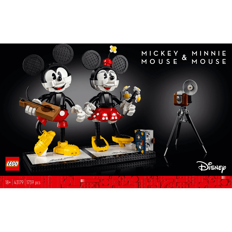 Конструктор Микки Маус и Минни Маус 43179 LEGO Disney фигурка застенчивая минни маус disney 6006086 113 906775